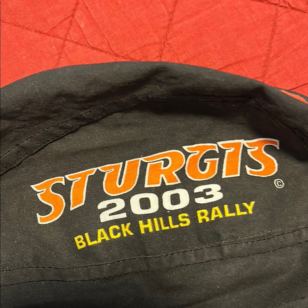 Soffe Black Hills Rally Hat - Black and Orange